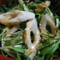 97K004's cooksnap of when they made 水菜とちくわのコクさっぱりサラダ.