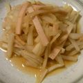 boofoochee's cooksnap of when they made ✿大根とベーコンの❀サラダ✿柚子胡椒風味.