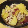 ぽりぽり拓庵's cooksnap of when they made さつま芋と豚肉の味噌炒め煮.
