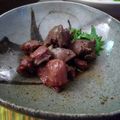 michelley's cooksnap of when they made 砂肝の煮物.