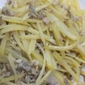 chibota's cooksnap of when they made 豚肉じゃがいもの和風チンジャオ風味.