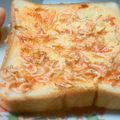 なつきよう's cooksnap of when they made 簡単朝ごはん☆海老パントースト♪.