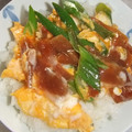 きらり流れ星's cooksnap of when they made 干ぴょうとネギの卵とじ☆ピザ風.