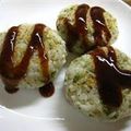 りぃこ☆さん's cooksnap of when they made ご飯でお好み焼きだんご.