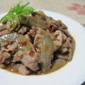 caramel-cookie's cooksnap of when they made 豚肉とごぼうのピリ辛炒め.