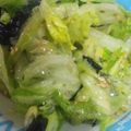 ☆よ～たん★'s cooksnap of when they made 簡単！！レタスと海苔の和え物.