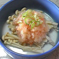 しおとも's cooksnap of when they made さっぱりいただく☆えのき明太おろし☆.