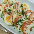 ケム's cooksnap of when they made ✿トマトと玉子のチーズマヨ焼き✿.