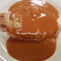 のひあ's cooksnap of when they made 豚ロースソテー＊ケチャップでソース＊.