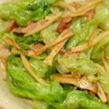 スマイルちょこ's cooksnap of when they made まるごとレタスとベーコン炒め.