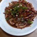 kuishinboF's cooksnap of when they made ヒイカと玉ねぎの甘酢炒め.