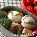 ののぉ's cooksnap of when they made ＊＊雪うさぎのお弁当＊＊【キャラ弁】.