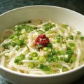 みうばぁ's cooksnap of when they made さっぱり簡単あったか梅うどん.