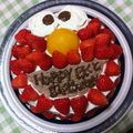 ゆりあ♪♪'s cooksnap of when they made 苺たっぷりエルモの誕生日ケーキ.