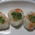 きらり流れ星's cooksnap of when they made 鮭＆梅もモミモミ♪ねぎ味噌五平餅の巻.