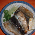 Jock's cooksnap of when they made さんまの蒲焼.
