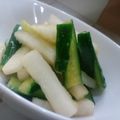おんかめ's cooksnap of when they made きゅうりと大根のさっぱり☆青じそ中華和え.