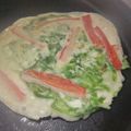 きらり流れ星's cooksnap of when they made ウマーイ☆長芋とネギのお好み焼き！？.