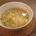 ぽっかれもん's cooksnap of when they made もやしと白菜のかき玉スープ.