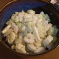 manana♪'s cooksnap of when they made セロリの葉の梅マヨネーズ和え.