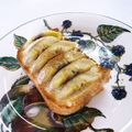 Kenmamac's cooksnap of when they made 朝食に♪バナナたっぷりシナモントースト.