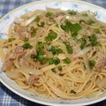 ゆみにゃむ's cooksnap of when they made 香ばしいバター醤油の和風ツナパスタ.