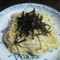 ゴマやん's cooksnap of when they made 失敗ナシでおいしいクリームたらこスパ☆.