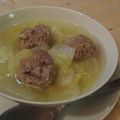 Drako's cooksnap of when they made 白菜と肉団子の中華スープ.