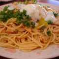 バンビママ's cooksnap of when they made 進化した！？我が家定番納豆キムチスパ.