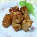 よっしー食堂's cooksnap of when they made ♫♬見た目はお肉な甘辛ちくわ♫♬.