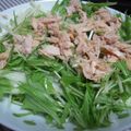 ちはる2011's cooksnap of when they made 水菜と大根のツナサラダ.