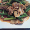 いっちゃんママ♡'s cooksnap of when they made 簡単すぎる♪ニンニクの芽と豚の甘辛炒め.