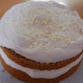 すももとはな's cooksnap of when they made ホワイトチョコのモカ米粉ケーキ.