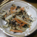 まあくんのおくさん's cooksnap of when they made 大根の皮で♪しゃきしゃきひじき炒め.