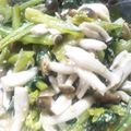 Rucu0815's cooksnap of when they made しめじと小松菜のごま酢あえ.