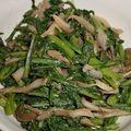 kikurage's cooksnap of when they made お弁当に♪春菊のおひたし.