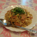 ちょびーす's cooksnap of when they made エリンギとゆかりの❤ガーリック炒飯.
