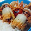 トミトミトミー's cooksnap of when they made ちくわとウインナーで✿アロハ～✿.