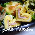 yukiはぴ's cooksnap of when they made お弁当にほんのりピンクのハート卵焼き.