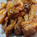 かおる。's cooksnap of when they made 食べ過ぎ注意★鶏肉と根菜の甘辛揚げ.