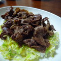 しろくまラッコ's cooksnap of when they made 大人味☆牛肉のわさび風味焼肉♪.