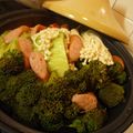 wRYOw's cooksnap of when they made タジン鍋で☆キャベツとウインナの蒸し煮☆.