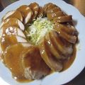 ゆっかka's cooksnap of when they made 鳥胸でピリ辛みそチャーシュウ.
