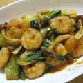 RN37's cooksnap of when they made 海老と青梗菜のミソケチャップ炒め.