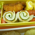 虹空ゆちゃ's cooksnap of when they made ＊お弁当の一品＊ちーちく大葉巻き巻き.