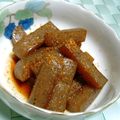 Blue-Island's cooksnap of when they made 大葉にんにく醤油でこんにゃくだけ炒め.