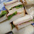 はちゅっこ's cooksnap of when they made ハムサンド.