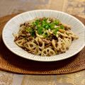 コムギ大好き's cooksnap of when they made れんこんの挽肉そぼろ餡.