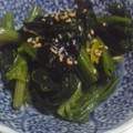 †文耶†'s cooksnap of when they made 磯風味☆のりたっぷりほうれん草のおひたし.