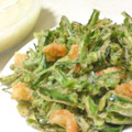 papikun's cooksnap of when they made にらと海老のかき揚げ.